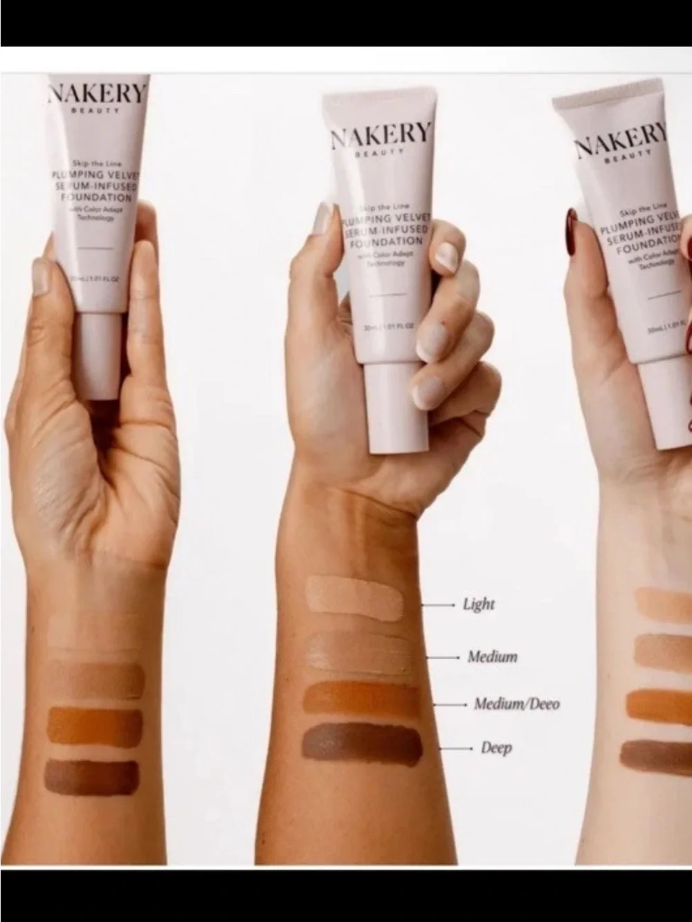 Plumping Velvet Serum-Infused Foundation – Deep NIB